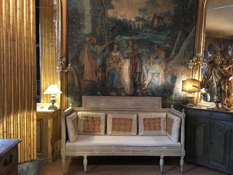 Canapé suédois fin XVIII ème dans sa couleur d’origine