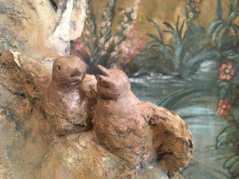 Cupidon en terre cuite XVIII ème ( accidents )