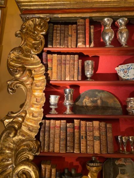 Étagère ( élément en bois doré régence ) Sicile XVIII ème