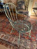Fauteuil de jardin fin XIX ème en métal