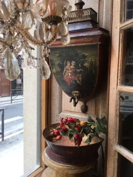 Fontaine en tôle peinte époque directoire