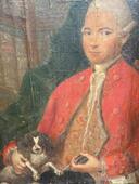 Grand portrait d’un homme de qualité d’époque 18 ème ( à restaurer )
