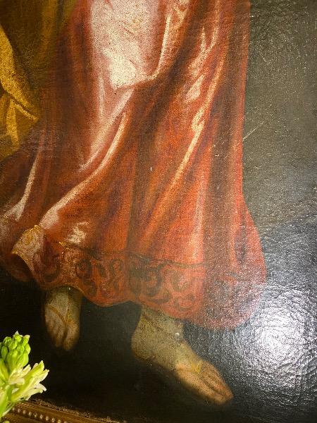 Important portrait d’une jeune fille de qualité ( autour de 1700 )