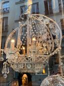 Lustre-caravelle à 4 lumières ( italie XX ème ) 