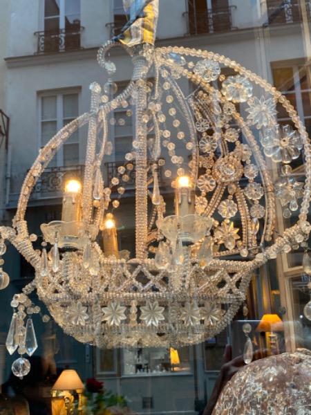 Lustre-caravelle à 4 lumières ( italie XX ème ) 
