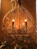 Lustre-caravelle XX ème à 4 lumières
