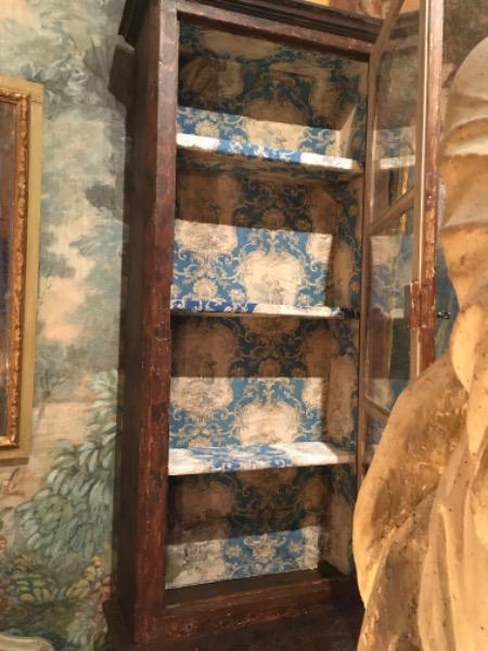 Paire de bibliothèques vitrées XIX ème ( vitres anciennes)