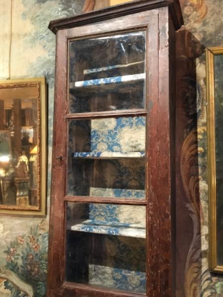 Paire de bibliothèques vitrées XIX ème ( vitres anciennes)