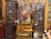 Paire de bibliothèques vitrées XIX ème ( vitres anciennes)