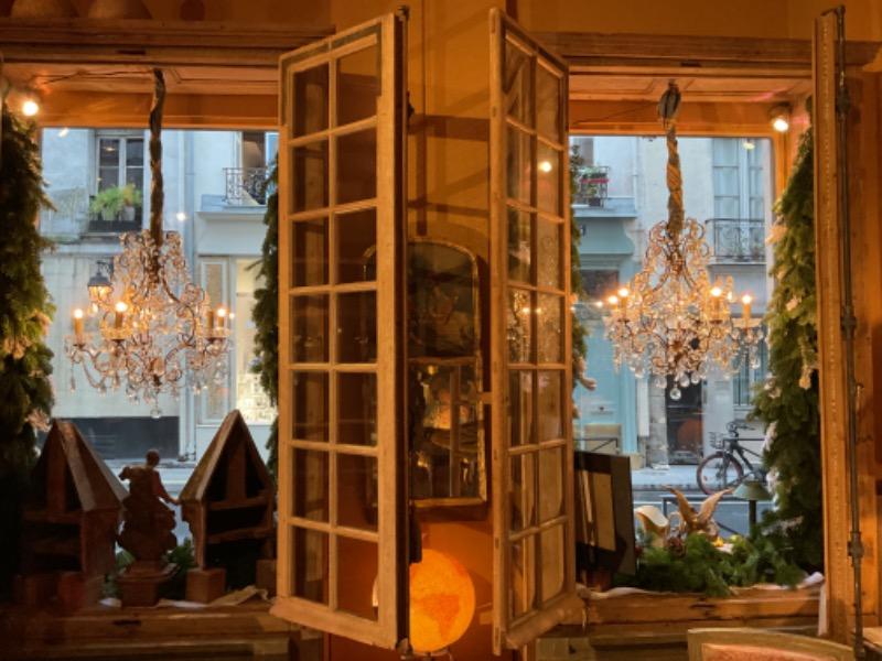 Paire de lustres toscans à 5 lumières XX ème