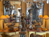 Paire de miroirs italiens ( au mercure ) XX ème