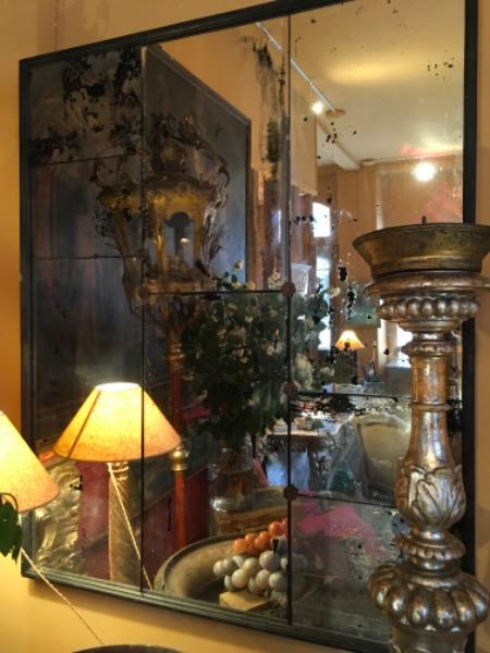 Paire de miroirs italiens ( mercure ) XX ème