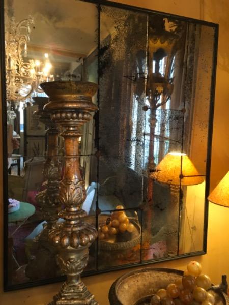 Paire de miroirs italiens ( mercure ) XX ème