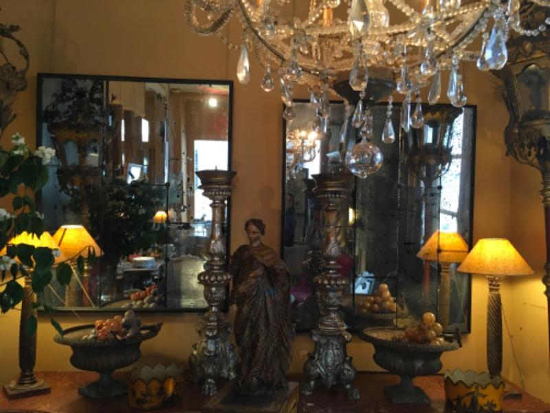Paire de miroirs italiens ( mercure ) XX ème
