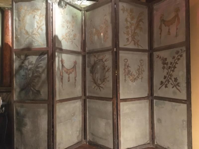 Paravent 5 feuilles Italie XVIII ème ( Piémont )
