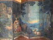 Paravent 5 feuilles époque XVIII ème.             ( Sud de la France )