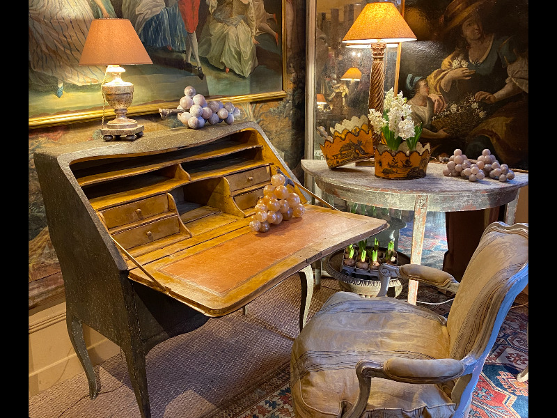 Scriban peint début XIX ème ( sud de la France )